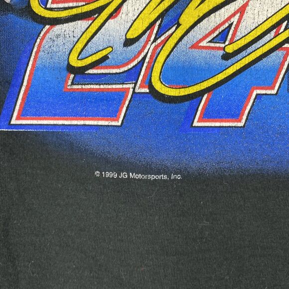 Vtg Chase T Shirt Size XL Black Jeff Gordon 24 Pepsi Right On Track Double Sided - Picture 13 of 16